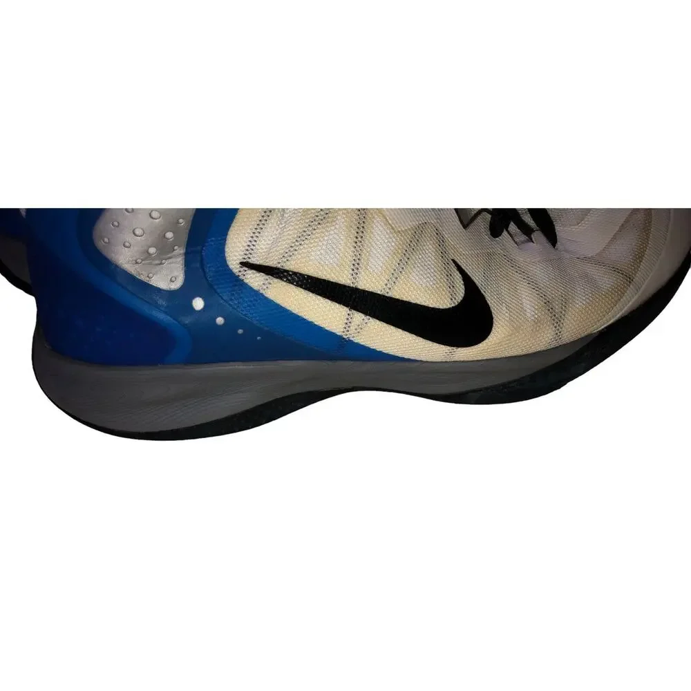 Nike Zoom Hyperenforcer Basketball Shoes Mens‎ Size 13 Eu 47.5 White 487786-100